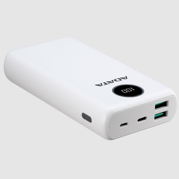 Cargador Portatil Dig   Tipo C Blanco   Carga R  pida 20 000Mah AP20000QCD-DGT-CWH - AP20000QCD-DGT-CWH