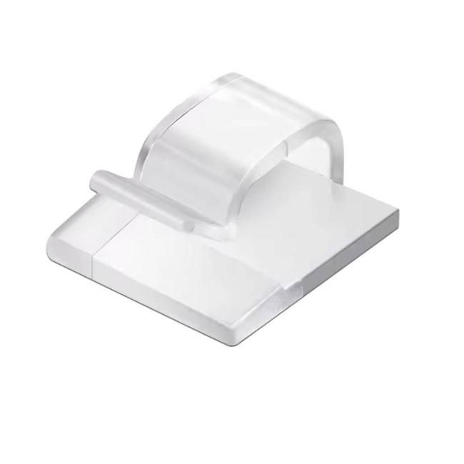 BROBOTIX ORGANIZADOR ADHESIVO P  ARA CABLES 24 PIEZAS TRANSPARENTE - Startech.com