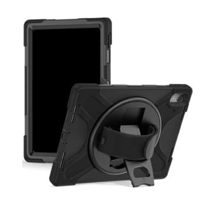BRobotix Funda De Uso Rudo Con Correa Y Giro 360º Para Lenovo K11 M11 11 TB-330XU TB-330FU Negro 6007495 - Código: 6007495 | Compra en Guadalajara