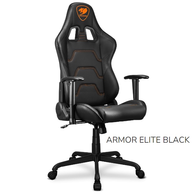 Silla Gamer Cougar ARMOR ELITE Negro Reclinable 160grados Tapizado Cuero de PVC con almohadillas  CGR-ELI-BLB - Código: CGR-ELI-BLB | Compra en Guadalajara