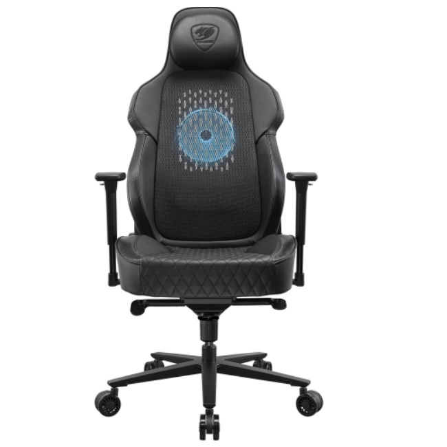 Silla Gamer Cougar NXSYS AERO Negro Reclinable 150grados Tapizado Premium Transpirable Ventilador RGB 200mm  CGR-ARP-BLB - Código: CGR-ARP-BLB | Compra en Guadalajara