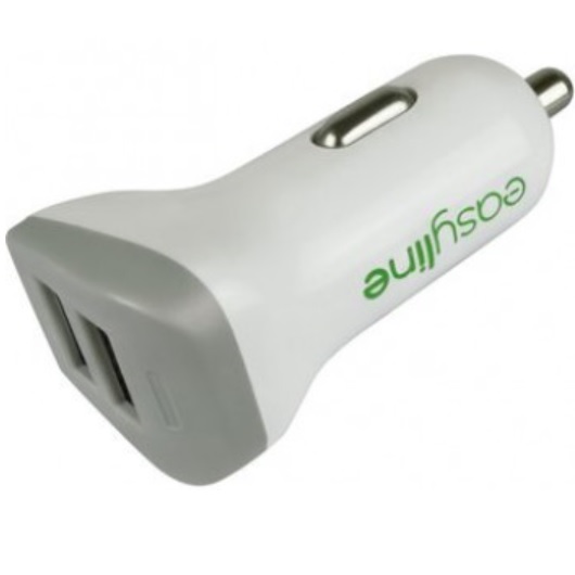 Cargador Easy line para auto USB 2.0 DUAL smartphone y tableta color Blanco  EL-994084 - Código: EL-994084 | Compra en Guadalajara