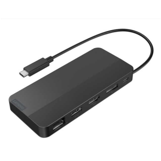 Docking Lenovo para viaje USB -C hasta 100 W 1xHDMI 2.1/1 x DisplayPort 1.4 1 x USB -A 10 Gbps 2 x USB -C de 10 Gbps 1 x AOU de 12 W max. - Acteck