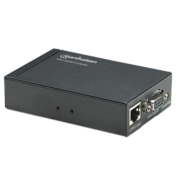 Extensor de video Manhattan VGA CAT5/5e/6 video y audio hasta 300m  177344 - Código: 177344 | Compra en Guadalajara