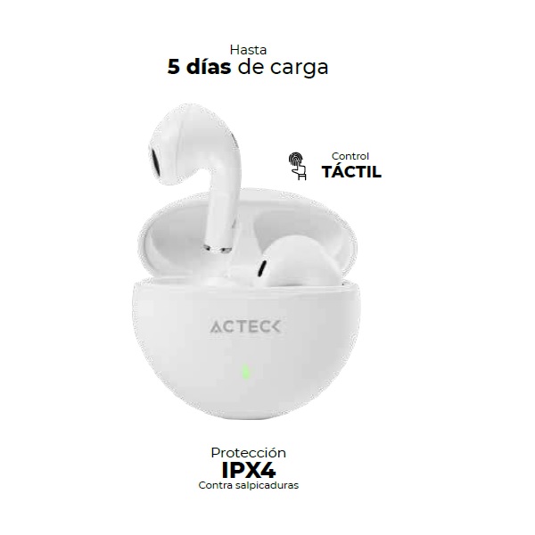 Audífonos ACTECK EP230 Audífonos Inalámbricos Bluetooth In Ear Sense EP230 Esential Series - Código: AC-935111 | Compra en Guadalajara