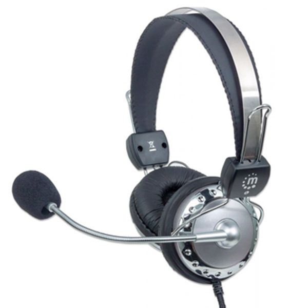 AUDIFONO C/MICROFONO MANHATTAN V3 LIGERO 2  175517 - Código: 175517 | Compra en Guadalajara