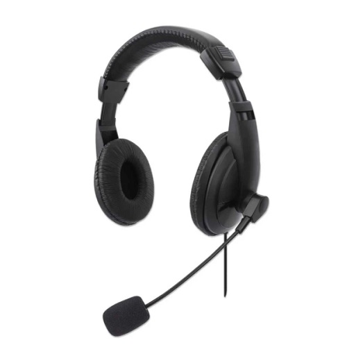 AUDIFONO C/MICROFONO MANHATTAN USB MEDIANO  179843 - Código: 179843 | Compra en Guadalajara