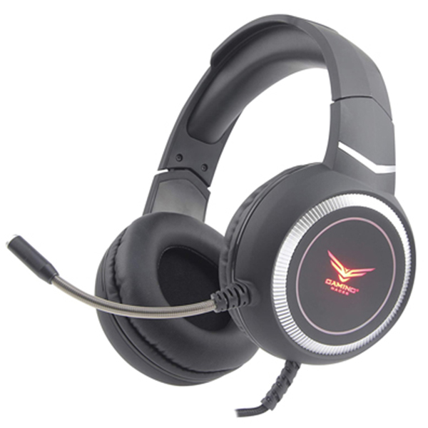 AUDIFONOS NACEB NA-0311 DIADEMAMICROFONO3.5USBRETROILUMINADONEGRO - Código: NA-0311 | Compra en Guadalajara