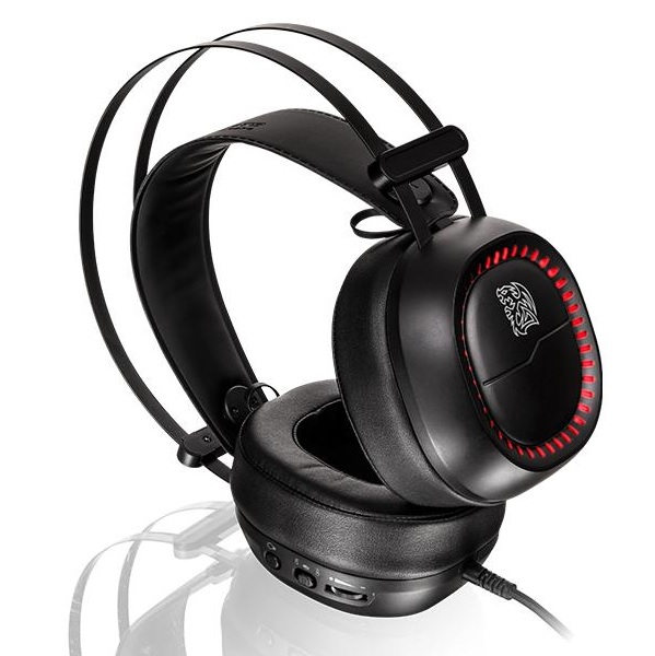 Tt eSPORTS SHOCK PRO RGB 7.1 - Auricular - tamaño completo - cableado - USB - Código: HT-SHK-DIECBK-25 | Compra en Guadalajara