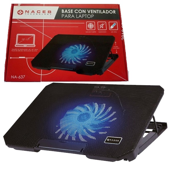 Base Enfriadora Naceb Technology NA-637 Base Enfriadora Naceb Technology NA-637 Negro Base Enfriadora Universal - Código: NA-637 | Compra en Guadalajara