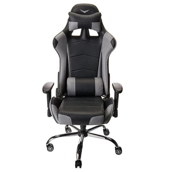 SILLA GAMER NACEB SOLDIER 0902  NEGRA/GRIS 150KG DESCANSA BRAZOS - Código: NA-0902 | Compra en Guadalajara