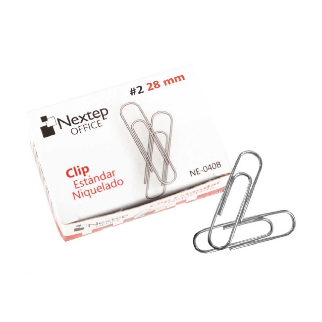 CLIP ESTAND NEXTEP 2 28 MM. C/10 100 NE-040B - Código: NE-040B | Compra en Guadalajara