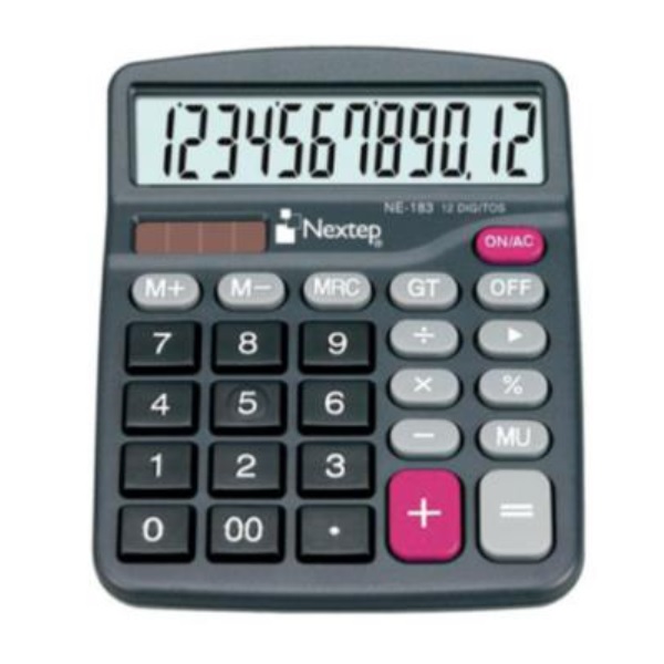 CALCULADORA NEXTEP SEMI ESCRITORIO S/B NE-183 - Código: NE-183 | Compra en Guadalajara