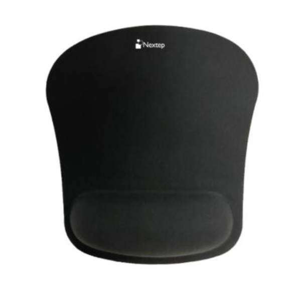 Mouse pad Nextep NE-418R negro gel descansa muñecas  NE-418R - Nextep