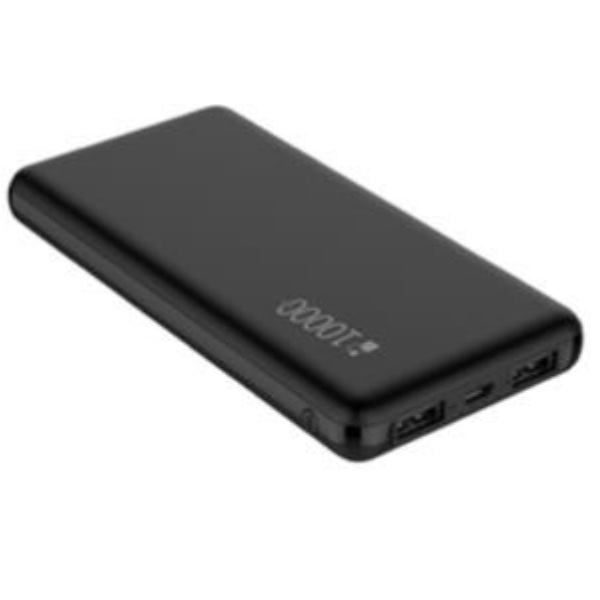 Power Bank Nextep Ultra Ligera 10000 Mah 2 Puertos Color Negro NE-430N - NEXTEP