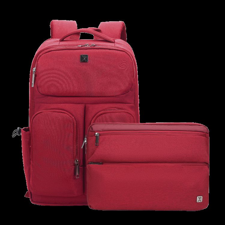 Bundle Perfect Choice mochila mas funda PC-911173 Twinny color Tinto - Código: PC-911173 | Compra en Guadalajara