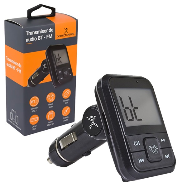 TRANSMISOR BLUETOOTH FM 2  PUERTOS USB - Código: PC-331148 | Compra en Guadalajara