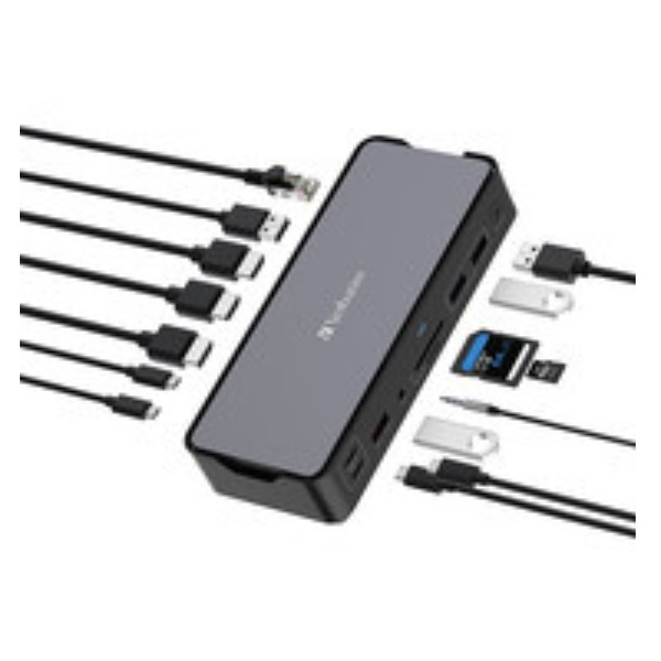Docking Verbatim USB-C Pro 15 en 1 32171 - Código: 32171 | Compra en Guadalajara