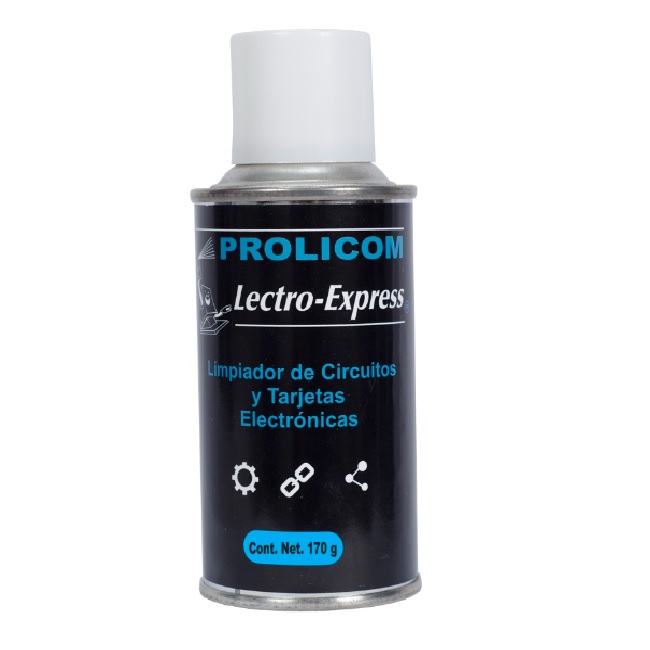 Limpiador de circuitos Prolicom Lectro Express 170g para tarjetas electronicas - Techzone