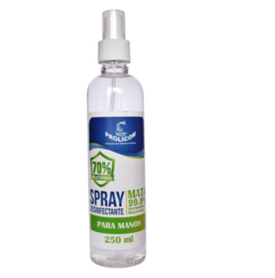 Spray Prolicom Desinfectante para Manos con Aroma 250ml 367899 - Código: 367899 | Compra en Guadalajara