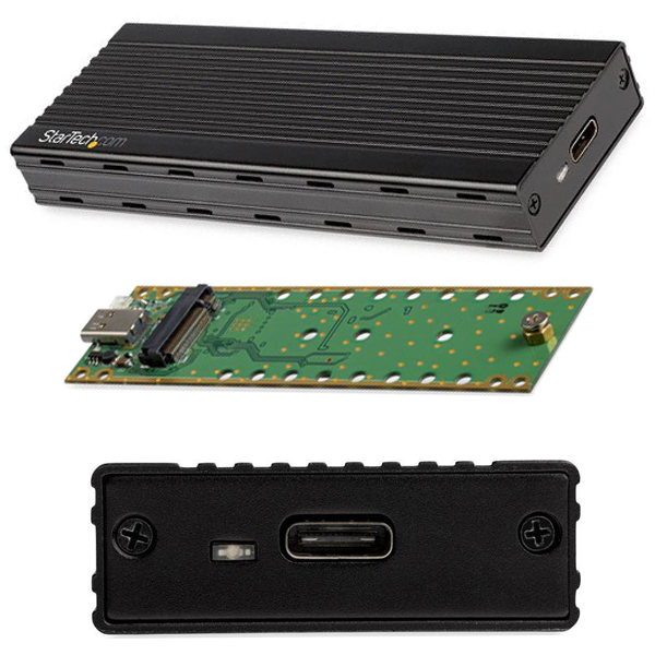GABINETE STARTECH DE SSD M.2 NVME PARA SSDS PCIE- USB 3.1 GEN 2 TIPO C  M2E1BMU31C - Código: M2E1BMU31C | Compra en Guadalajara