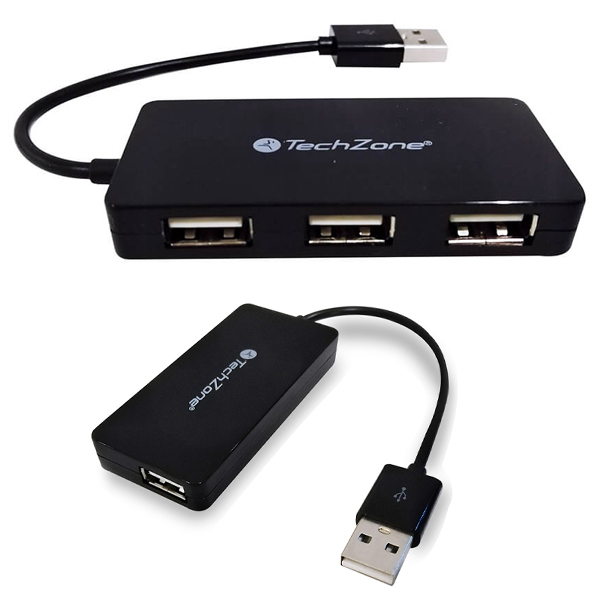 TechZone TZ17HUB02 Nodo Concentrador USB 2.0 Negro TZ17HUB02 - Código: TZ17HUB02 | Compra en Guadalajara