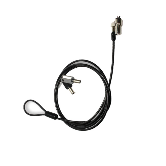 Candado TECHZONE TZNK701 CANDADO DE LLAVE PARA LAPTOP TIPO T V-BAR LONGITUD DE CABLE 1.8 MTS GROSOR DEL CABLE 4mm - Código: TZNK701 | Compra en Guadalajara