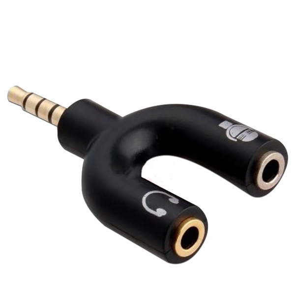 Adaptador Stereo 3.5 Mm Macho A Dual 3.5 Mm H BROBOTIX 181802-2 Adaptador Stereo 3.5 Mm Macho A Dual 3.5 Mm H BROBOTIX 181802-2 Negro - Código: 181802-2 | Compra en Guadalajara
