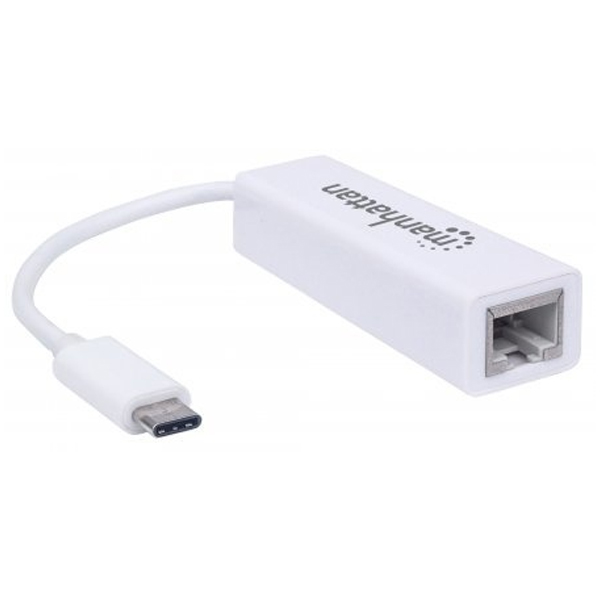 ADAPTADOR TARJETA RED MANHATTAN USB TIPO C A RED GIGABIT USB ALTA VELOCIDAD 32 10 100 1000 507585 - Código: 507585 | Compra en Guadalajara