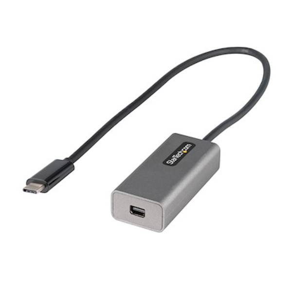 ADAPTADOR STARTECH USB TIPO C A MINI DISPLAYPORT CONVERTIDOR DE VIDEO USB TIPO C A MDP/MINI DP 4K 60 HZ BLANCO CABLE DE 30CM UPC 065030888967 - CDP2MDPEC