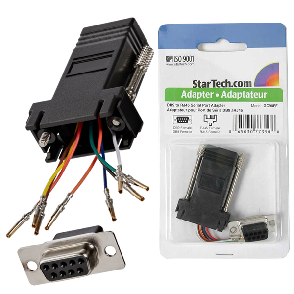 Adaptador Modular Serial DB9 a Cable RJ45 - Hembra a Hembra StarTech.com GC98FF  GC98FF - Código: GC98FF | Compra en Guadalajara