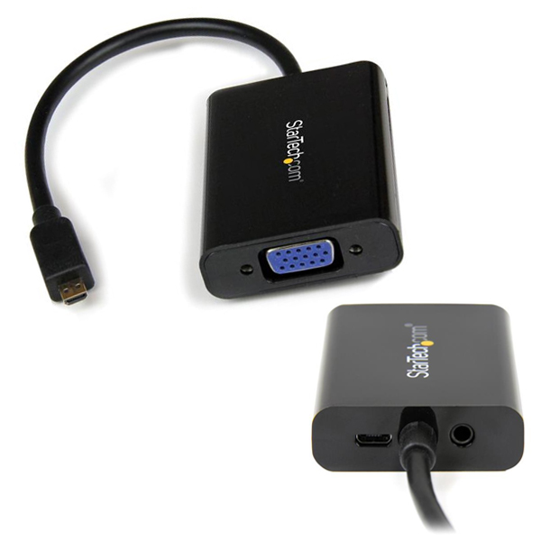ADAPTADOR STARTECH MICRO HDMI A VGA - 1920x1200 - MCHD2VGAA2  MCHD2VGAA2 - Código: MCHD2VGAA2 | Compra en Guadalajara