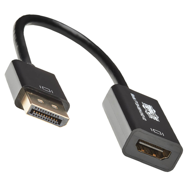 ADAPTADOR CONVERTIDOR ACTIVO  DISPLAYPORT A HDMI 1080P M/H 152CM - Código: P136-06N-UHD-V2 | Compra en Guadalajara
