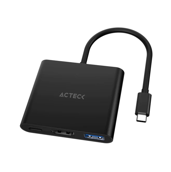 Adaptador Acteck Shift Plus AH445 3 en 1 Para Video Hasta 4k USB C a HDMI/USB 3.0/PD 100W Macho a Hembra  AC-937092 - Código: AC-937092 | Compra en Guadalajara