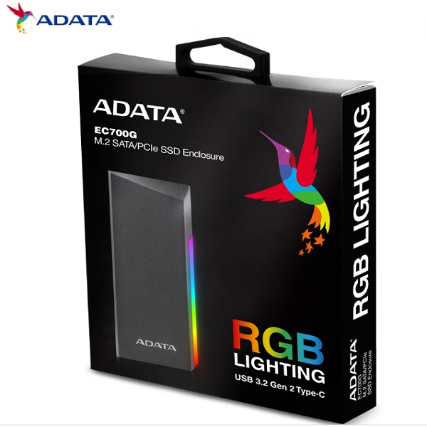 Carcasa Adata XPG EC700 M.2 RGB PCLE Compatible con Xbox Series S y Series X Color Negro AEC700GU32G2-CGY - Código: AEC700GU32G2-CGY | Compra en Guadalajara