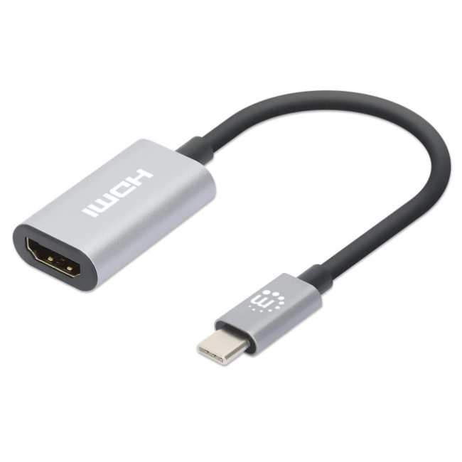 Convertidor MANHATTAN 153973 153973 Convertidor USB-C A HDMI 4K60Hz. - Código: 153973 | Compra en Guadalajara