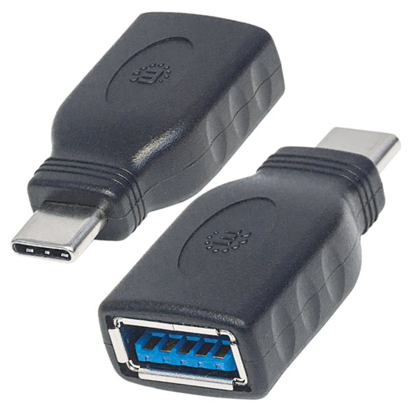 Adaptador USB C MANHATTAN 354646 354646 ADAPTADOR USB-C A USBA Hembra 5 Gbps Negro - Código: 354646 | Compra en Guadalajara