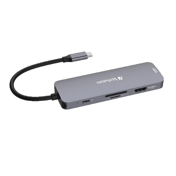 Hub Verbatim USB C Pro Multipuerto Hub 8 Port CMH 08  32151 - Código: 32151 | Compra en Guadalajara