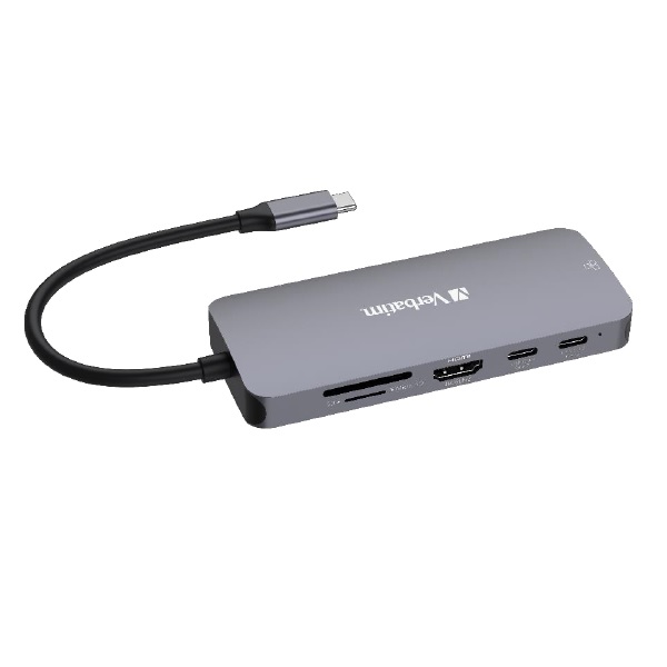 Hub Verbatim USB C Pro Multipuerto Hub 9 Port CMH 09 - Código: 32152 | Compra en Guadalajara
