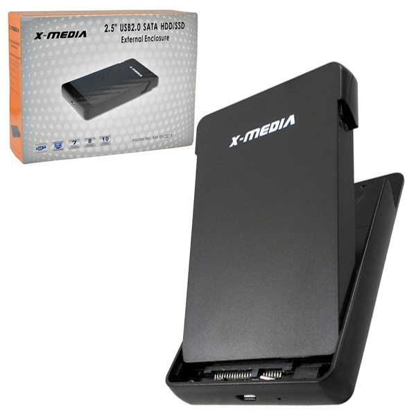 KIT P/CREAR HD 2.5 EXTERNO USB 2.0 SATA SDD 7.0 9.5 CLIP ON XMEDIA EN2279  XM-EN2279 - Código: XM-EN2279 | Compra en Guadalajara