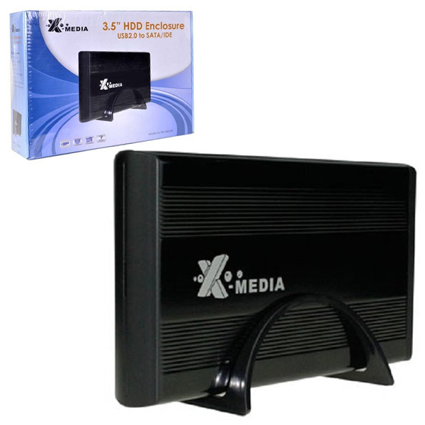 KIT P/CREAR HD 3.5 EXTERNO USB S-ATA/IDE NEGRO XMEDIA EN-3451-BK  XM-EN3451 - Código: XM-EN3451 | Compra en Guadalajara
