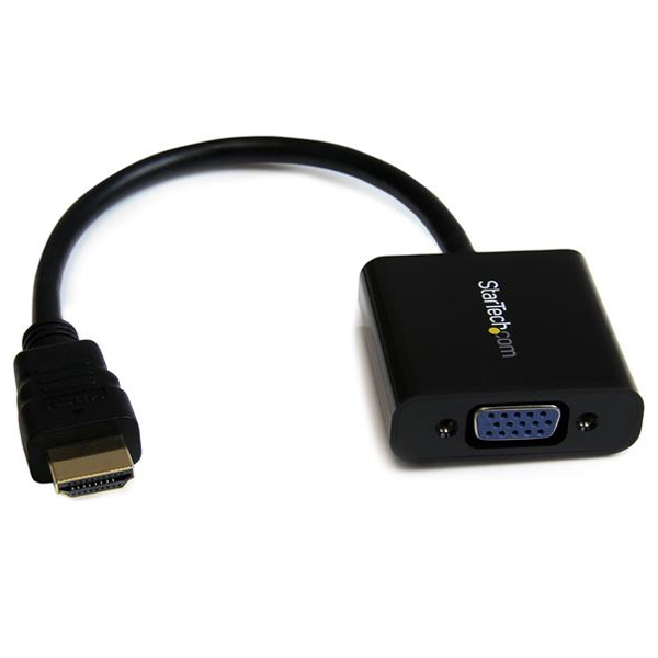 CABLE ADAPTADOR STARTECH HDMI A VGA HD15 HD2VGAE2 - Código: HD2VGAE2 | Compra en Guadalajara