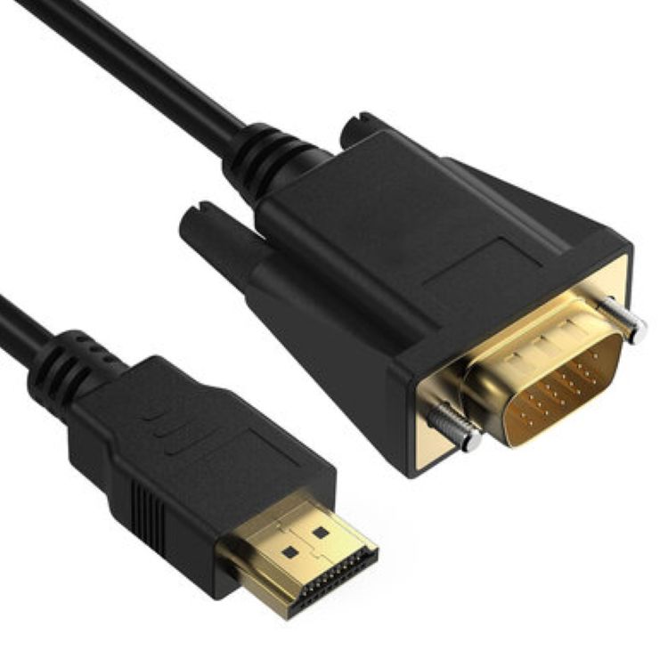 Cables VGA BROBOTIX 406344 CABLE CONVERTIDOR HDMI A VGA V2.0 SOPORTA 2K4K 1.80M BROBOTIX 406344 - Código: 406344 | Compra en Guadalajara