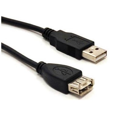 Cable Brobotix USB V2.0 extension Macho/Hembra 1.8m color Negro  102334 - Código: 102334 | Compra en Guadalajara