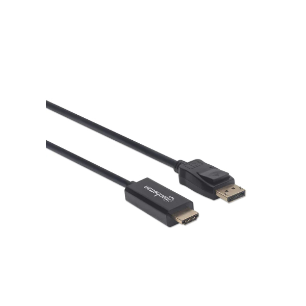 Cable DisplayPort A HDMI MANHATTAN 152679 152679 Cable DisplayPort Macho A HDMI Macho 1.8 M Negro Resoluciones De Video Full-HD Hasta 1080p A 60Hz - Código: 152679 | Compra en Guadalajara