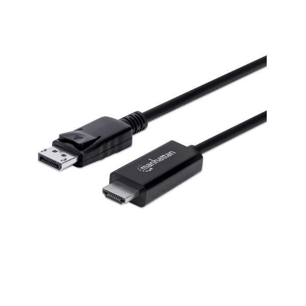 Cable Manhattan DisplayPort a HDMI 3m 4K 60Hz Negro  153218 - Código: 153218 | Compra en Guadalajara