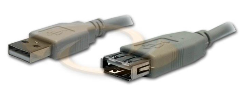 Cable USB 1.1 MANHATTAN 165211 165211 Cable De Extensión USB A Macho/ A Hembra 1.8 M Gris - Código: 165211 | Compra en Guadalajara