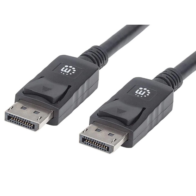 Cable DisplayPort M MANHATTAN 306935 306935 Cable DisplayPort Macho A DisplayPort Macho Blindado Negro 1 M Resolucion 4K A 60Hz - Código: 306935 | Compra en Guadalajara