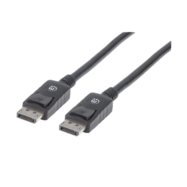Cable Displayport MANHATTAN 307116 307116 Cable DisplayPort Macho A DisplayPort Macho Blindado Negro 2 M Resolución De Hasta 4K60Hz - Código: 307116 | Compra en Guadalajara