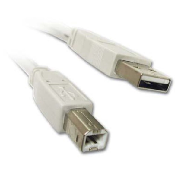 Cable USB MANHATTAN 317863 317863 Cable USB Para Impresora USB-A Macho A USB-B Macho De 3mts Color Gris. Soporta Velocidades De Hasta 12 Mbps - Código: 317863 | Compra en Guadalajara